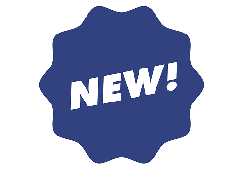 Illustration eines New Stickers