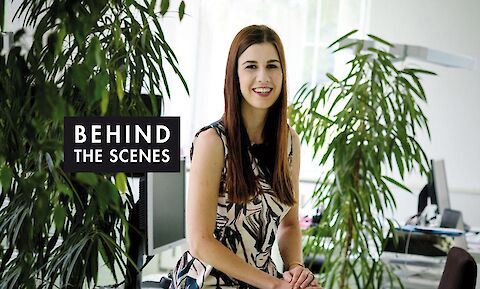 Julia Henneken - Behind the scenes bei news aktuell