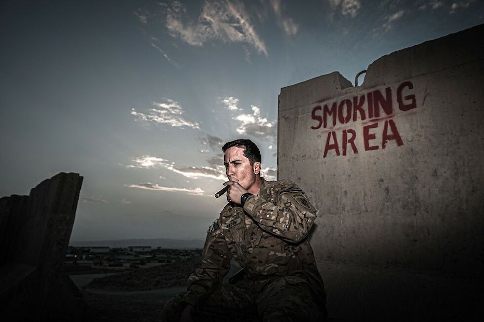Soldat der US Army, Paktika Provinz, Afghanistan, 2012. Foto: Johannes Müller