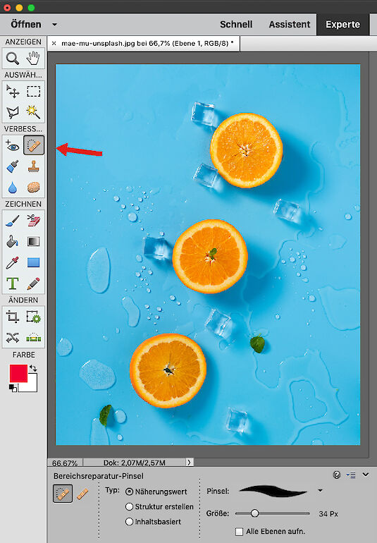 5 Photoshop-Tipps: Hier Flecken entfernen