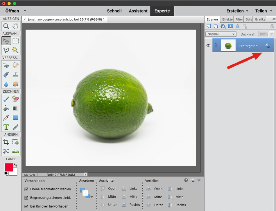 5 Photoshop-Tipps: Hier transparenter Hintergrund