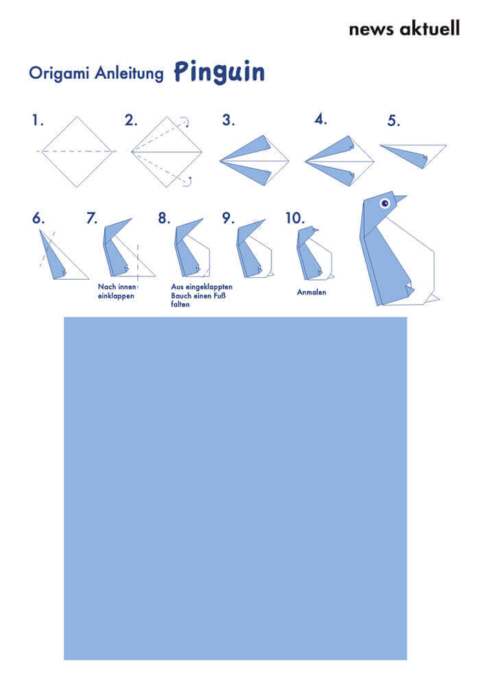 Origami-Pinguin