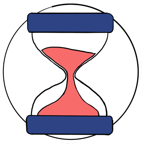 Eine Sanduhr