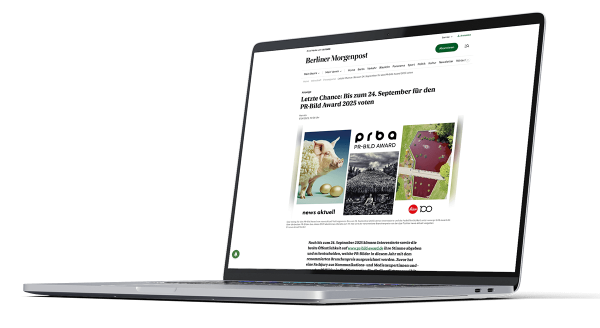 Ein Notebook, der eine Native Ad auf einer Website zeigt.